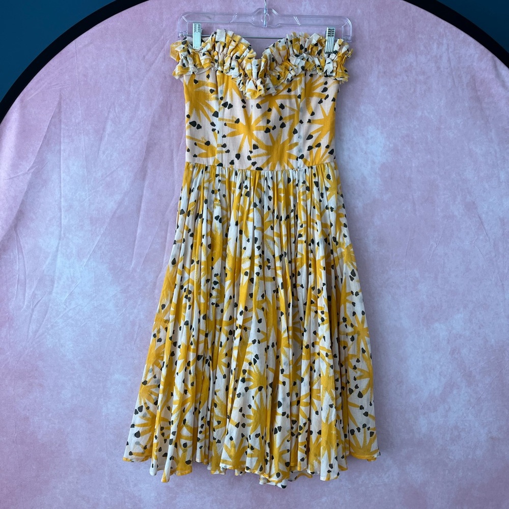 Lena Hoschek 1950s style flare halter dress